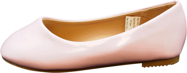 Norty Toddler Girl Fashion Ballerina Ballet Slip-on Flat Shoe - Runs One Size Small
