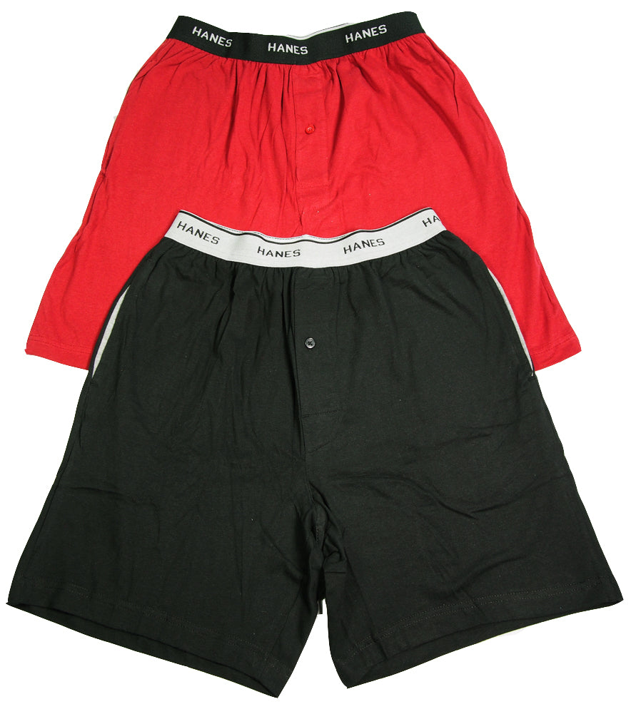 Hanes Mens 100% Cotton Jersey Lounge Pajama Sleep Short - Sizes S - 2XL
