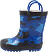 Norty Toddlers Kids Boys Girls Waterproof Rubber Printed Rain Boots -13 Patterns