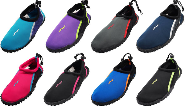 Norty Kids Sizes 11-4 Boys / Girls Slip on Aqua Socks Pool Beach Water Shoe