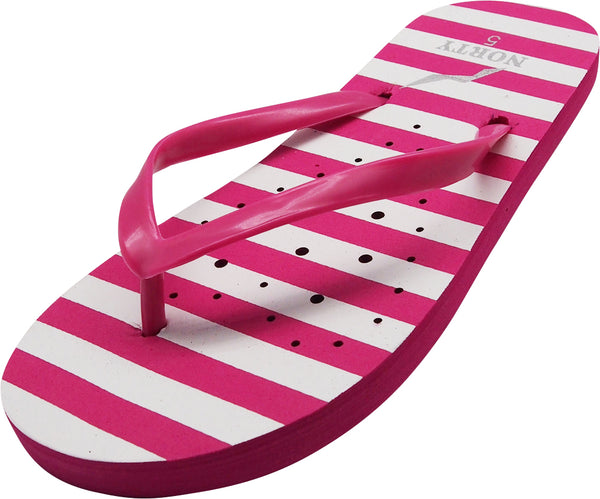 Norty Womens Summer Comfort Casual Thong Flat Flip Flops Sandals Slipper Shoes Runs One Size Small