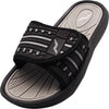 Norty Boy's Summer Comfort Casual Slide Flat Strap Shower Sandals Slip On Shoes