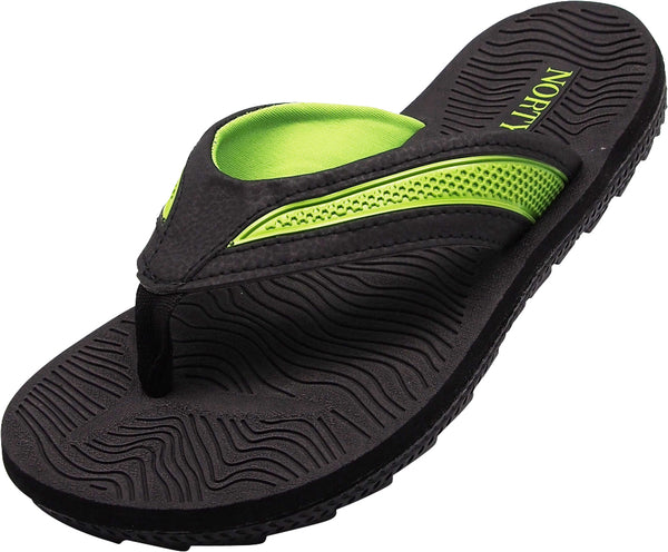 Norty Men's Summer Comfort Casual Thong Flat Flip Flops Sandals Slipper Shoes
