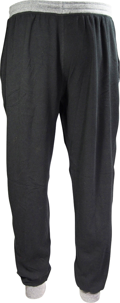 Hanes Men's Waffle Knit Jogger Sleep Lounge Pajama Pant Cotton Blend