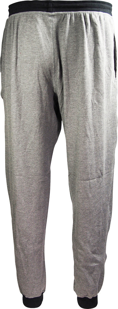 Hanes Men's Waffle Knit Jogger Sleep Lounge Pajama Pant Cotton Blend