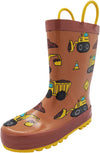 Norty Waterproof Rubber Rain Boots for Kids - Boys & Girls - Toddlers & Big Kids