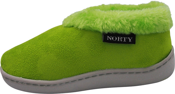 Norty Little Kid / Big Kid Girl's Fleece Memory Foam Slip On Indoor Slippers Sho