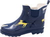 Norty Women Low Ankle High Rain Boots Rainboot Shoe Bootie Runs 1/2 Size Large