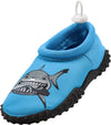 Norty Childrens Boys Girls Kids Shark Dolphin Beach Pool Slip On Aqua Sock Water Shoe