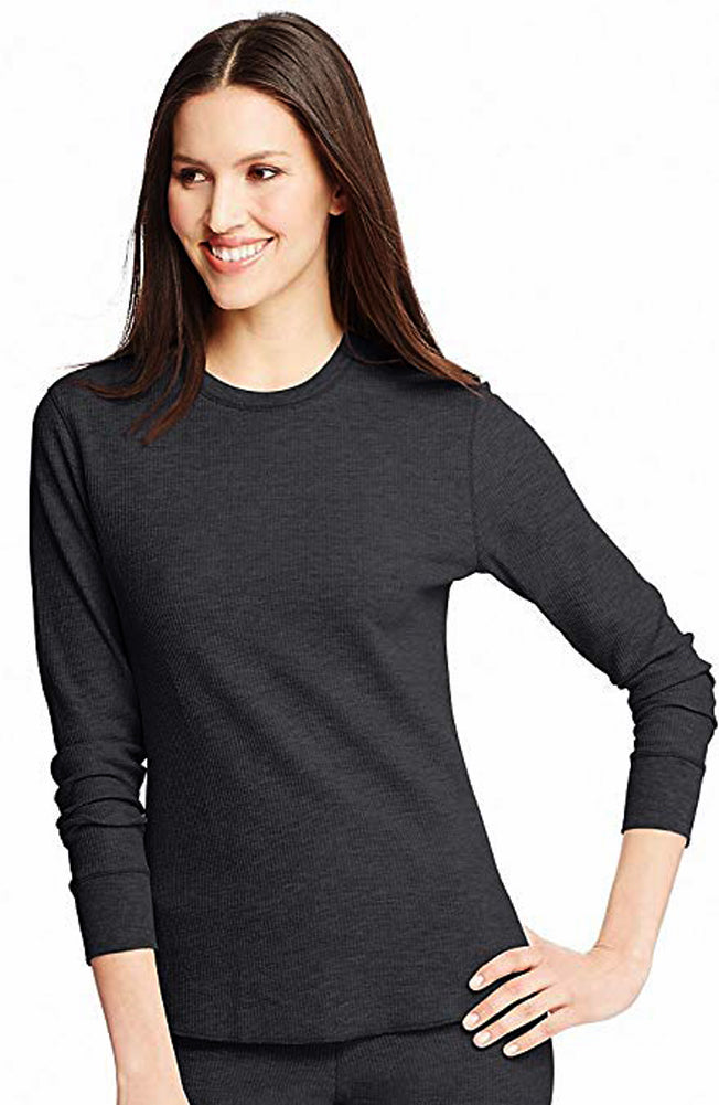 Hanes Women's X-Temp Thermal Underwear - Solids and Printed Long Sleev -  ShopBCClothing