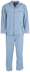 Hanes Men's and Big Men's Long Sleeve Classic Woven Broadcloth Pajama Set