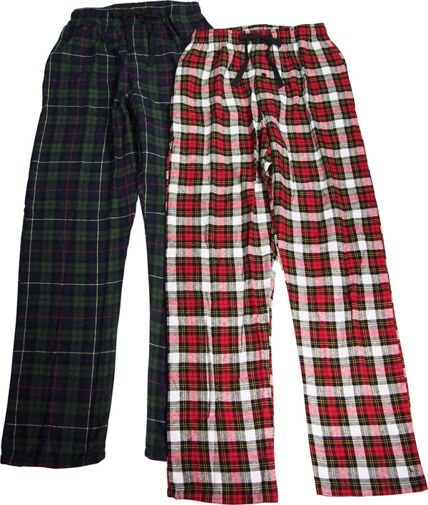 Hanes Big Mens Flannel Pack of 2 Sleep Lounge Pajama Pant