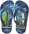 Norty Boy's Flip Flops Sandals for Beach Pool Everyday RUNS 1 SIZE SMALL