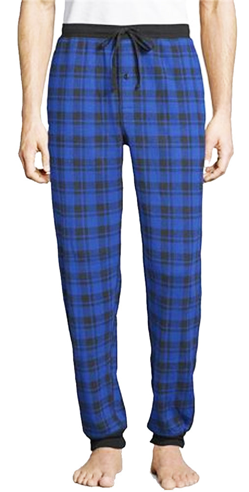 Hanes Men's Waffle Knit Jogger Sleep Lounge Pajama Pant Cotton Blend Sizes S - 4, 41496