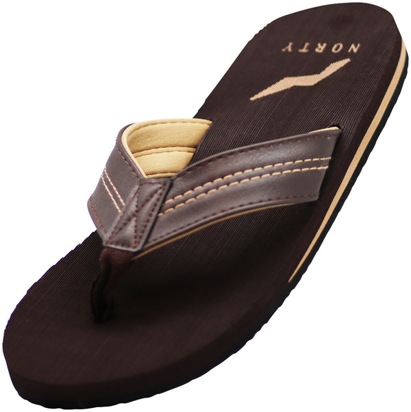 Norty Men's Soft EVA Flip Flop Thong Sandal Shoe