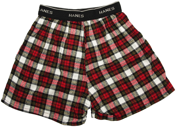 Hanes Men's Flannel for Men Boxer Shorts for Lounging and Sleeping