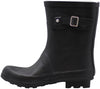New Norty Women 9 Inch Rain Boots Rubber Snow Rainboot Shoe Bootie - Runs 1/2 Size Big