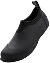 NORTY Rubber Waterproof Garden Ankle Rain Shoes for Men - Runs 1-2 Sizes Big