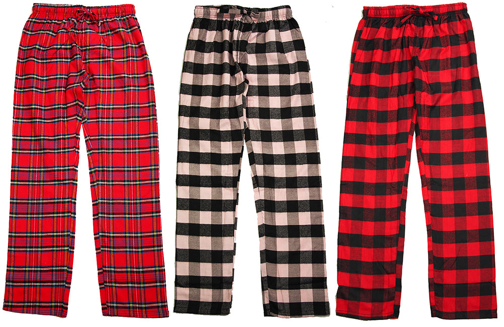 NORTY Women's Cotton Blend Yarn Dyed Flannel Sleep Lounge Pajama Pant