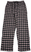 Hanes Mens Cotton Blend Flannel Plaid Drawstring Lounge Sleep Pajama Pant