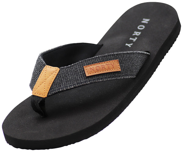 NORTY Men's Sandals for Beach, Casual, Outdoor & Indoor Flip Flop Thong Shoe