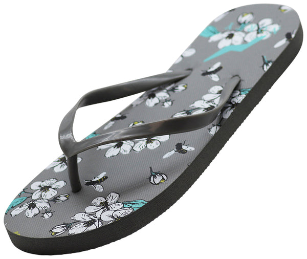 Norty Women's Casual Beach, Pool, Everyday Flip Flop Thong Sandal Shoe Runs 1 Size Small