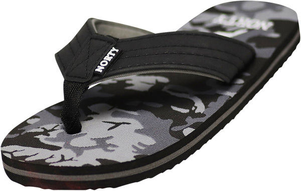 NORTY Boy's Flip Flops Lightweight Canvas Strap Sandal for Everyday Beach Pool Kids - Runs One Size Small