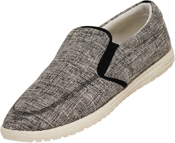 NORTY Men's Lightweight Loafer Slip On Lace Up Casual Boat Shoe