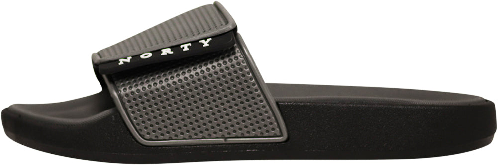 Norty Mens Comfort Casual Slide Flat Slip On Shower Sandals Runs One Size Small