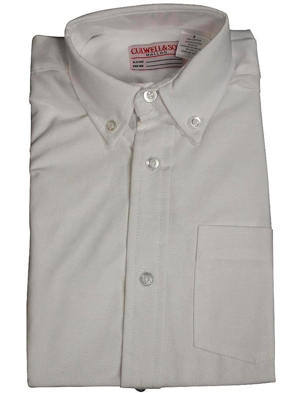 Culwell & Son - Big Boys' Short Sleeve Oxford Shirt
