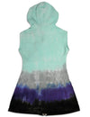 Zinnias - Little Girls' Sleeveless Tie Dye Air Brush Peace Tunic