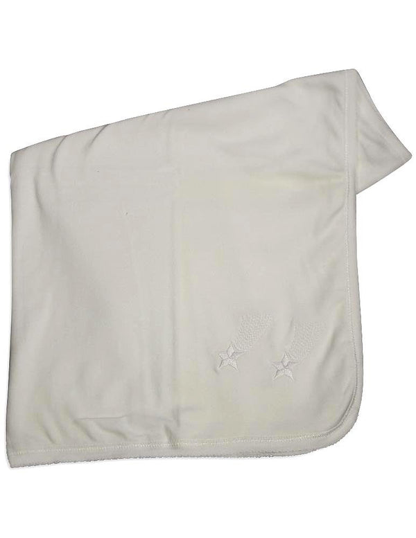 Baby Steps - Unisex Receiving Blanket, White