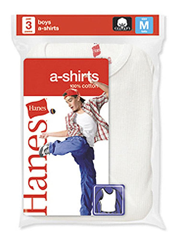 Hanes - Little Boys (Pack of 3) Ribbed A Shirts B3723