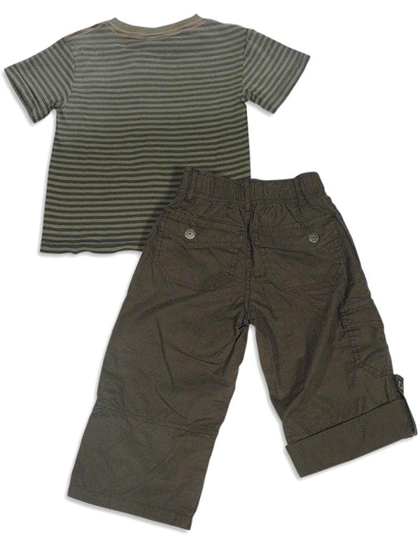 Mish - Little Boys Short Sleeve Pant Set