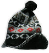 Winter Warm-Up Mens Jacquard Fleece Lined Knit Hat - One Size Fits Most