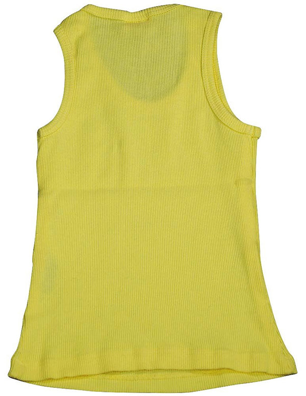Ave.blu - Little Girls' Ribbed Tank Top with Emboidered Logo