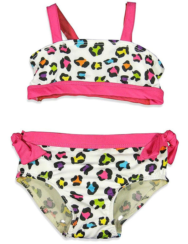 Pink Platinum - Baby Girls 2 Piece Leopard Bikini Swimsuit