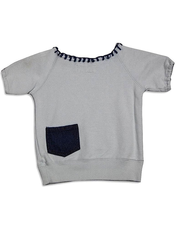 Dinky Souvenir - Little Girls Short Sleeve Sweatshirt