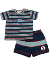 Cloud Mine - Baby Boys Short Sleeve Stripe Short Set