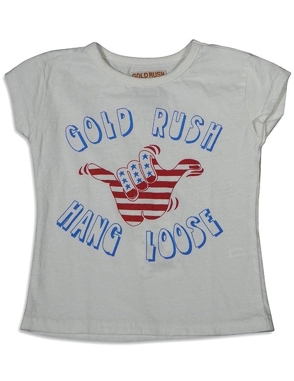 Gold Rush Outfitters - Little Girls Short Sleeve Logo'd T-Shirt