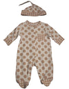 Offspring - Baby Boys Long Sleeve Coverall and Hat