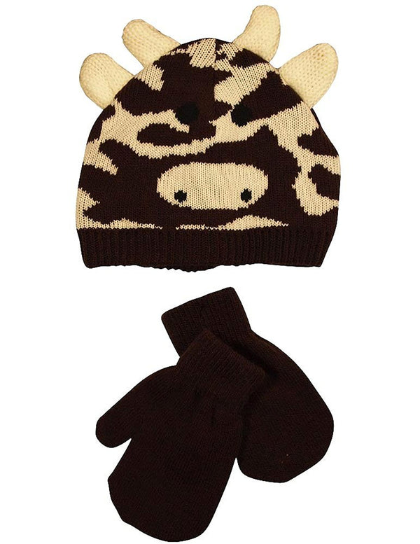 Winter Warm-Up - Baby Boys Hat and Mitten Set