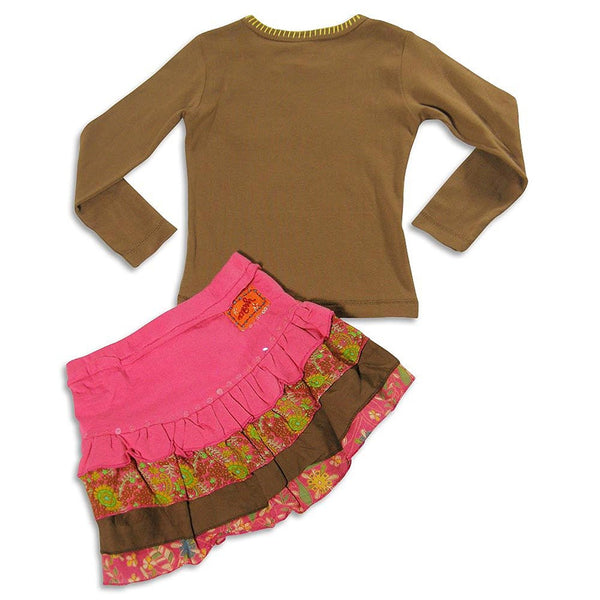 Mish - Little Girls Long Sleeve Skirt Set