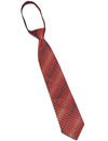 Perry Ellis - Little Boys One Size Fits Most Adjustable Silk Tie, Red, Navy