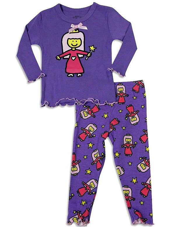 Planet Color by Todd Parr - Baby Girls Long Sleeve Heart Pajamas