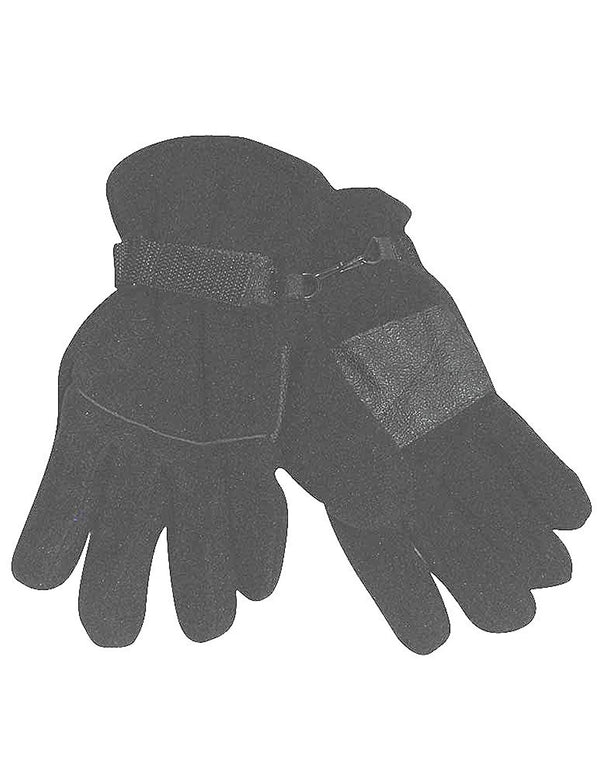 Winter Warm-Up - Little Girls' Fleece Gloves - Onesize Fits Most Ages 7-16