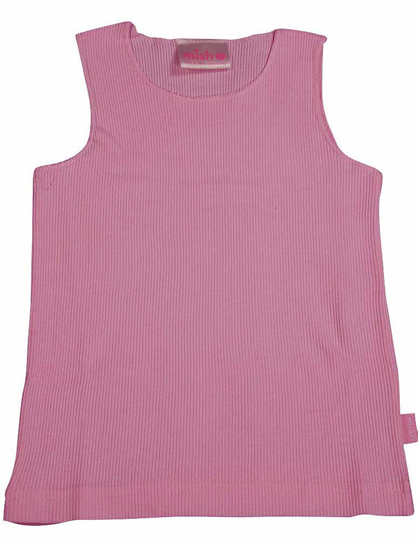 Mish Mish - Little Girls Sleeveless Ribbed Top