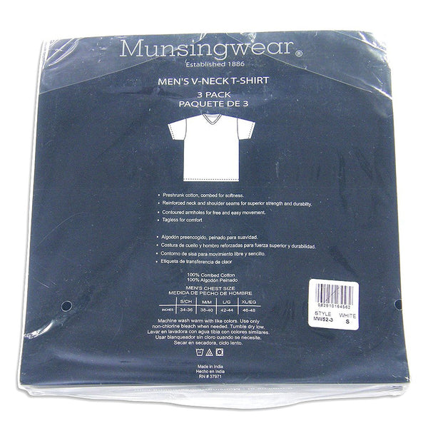 Munsingwear - Mens (Pack of 3) V-Neck T-Shirt