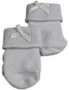 Tic Tac Toe - Baby Boys Ribbed Bootie Sock