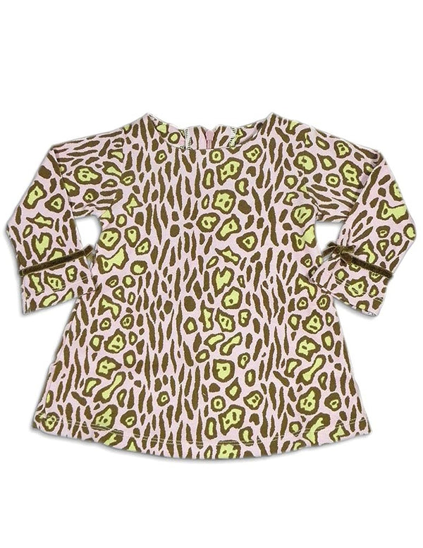 SnoPea - Baby Girls Long Sleeve Leopard Dress
